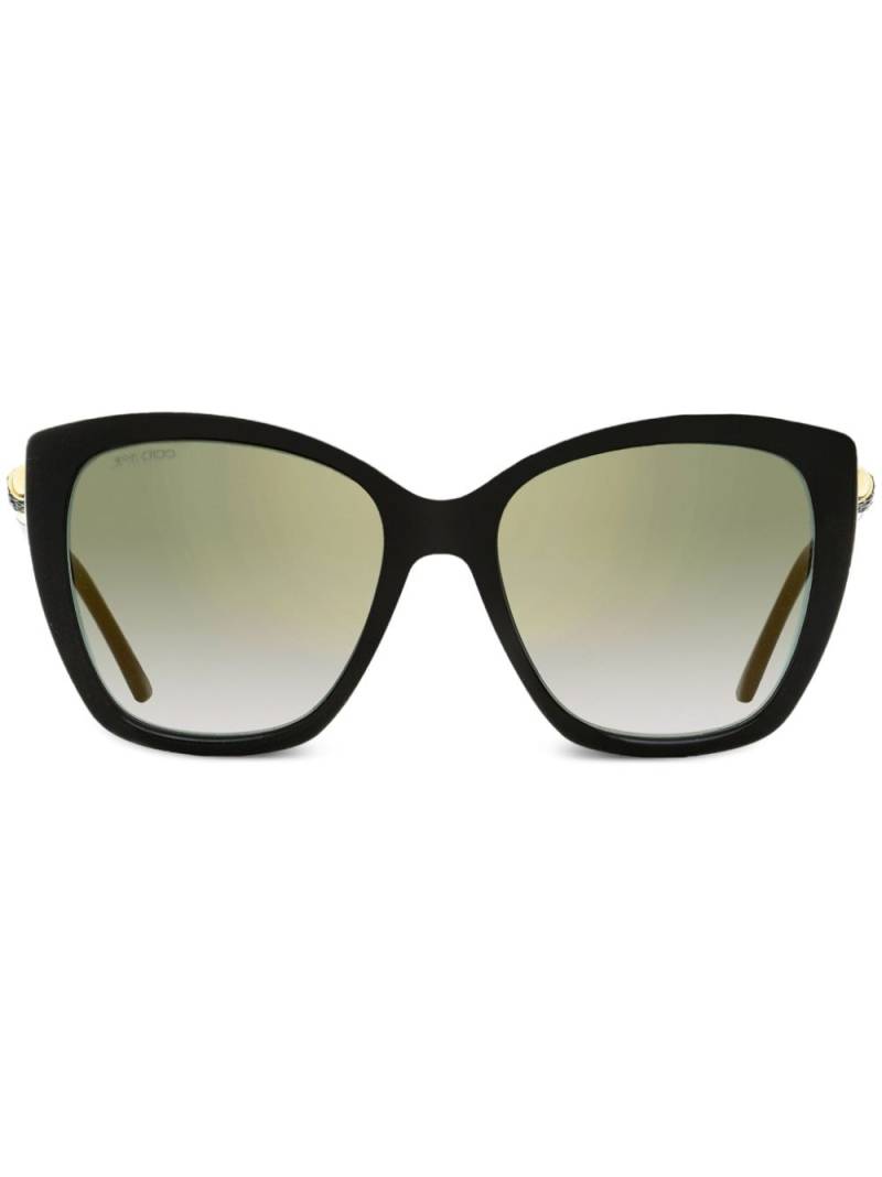 Jimmy Choo Eyewear Rose butterfly-frame sunglasses - Black von Jimmy Choo Eyewear