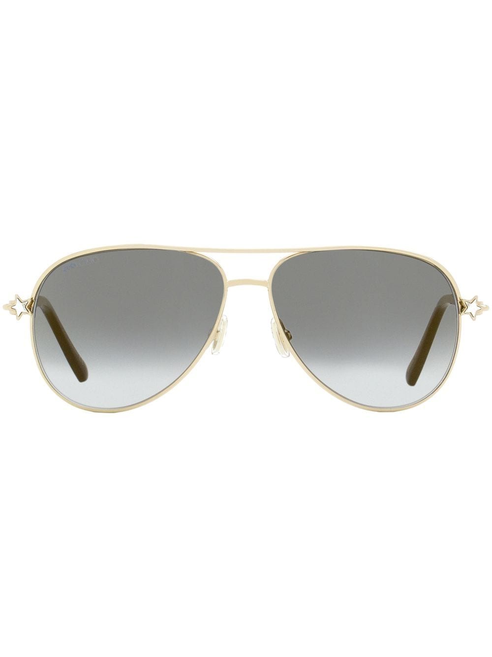 Jimmy Choo Eyewear Sansa pilot-frame sunglasses - Gold von Jimmy Choo Eyewear