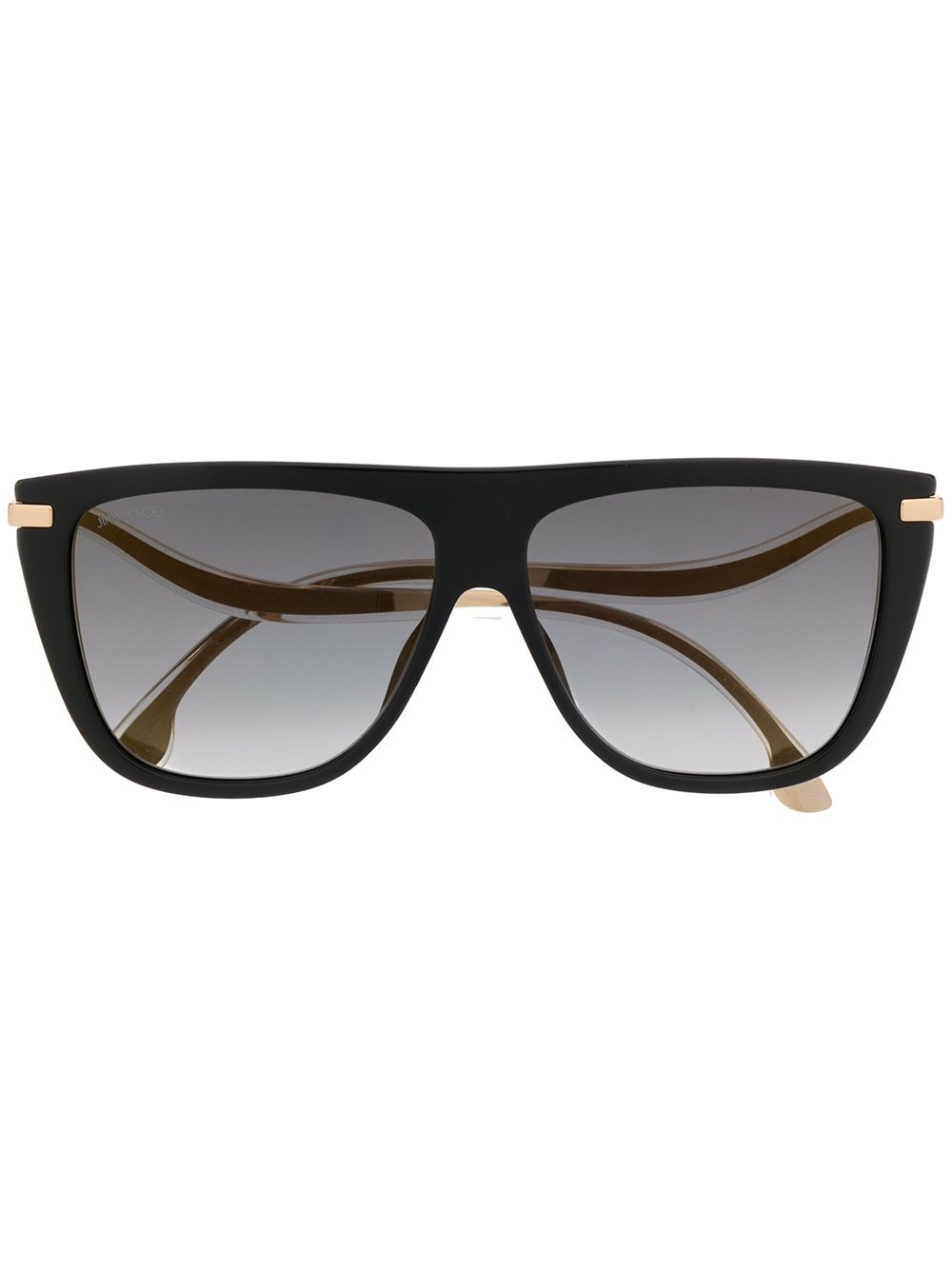 Jimmy Choo Eyewear Suvis oversized frame sunglasses - Black von Jimmy Choo Eyewear