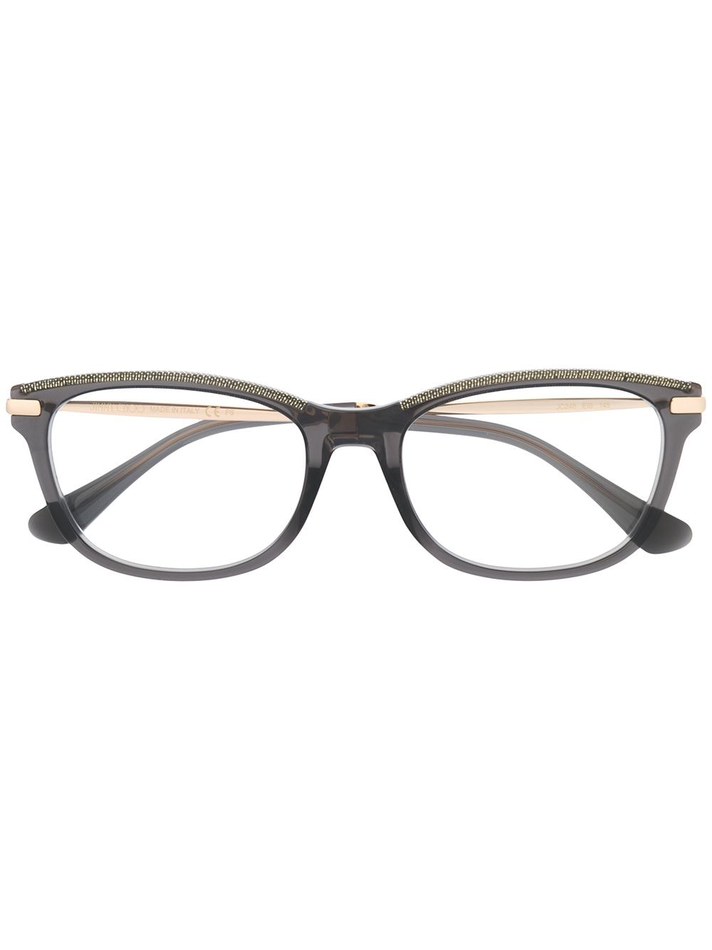 Jimmy Choo Eyewear angular glasses - Black von Jimmy Choo Eyewear