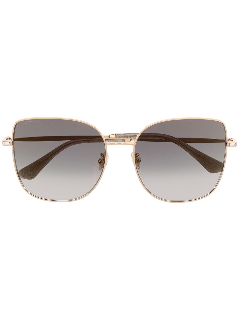 Jimmy Choo Eyewear oversized cat eye sunglasses - Gold von Jimmy Choo Eyewear