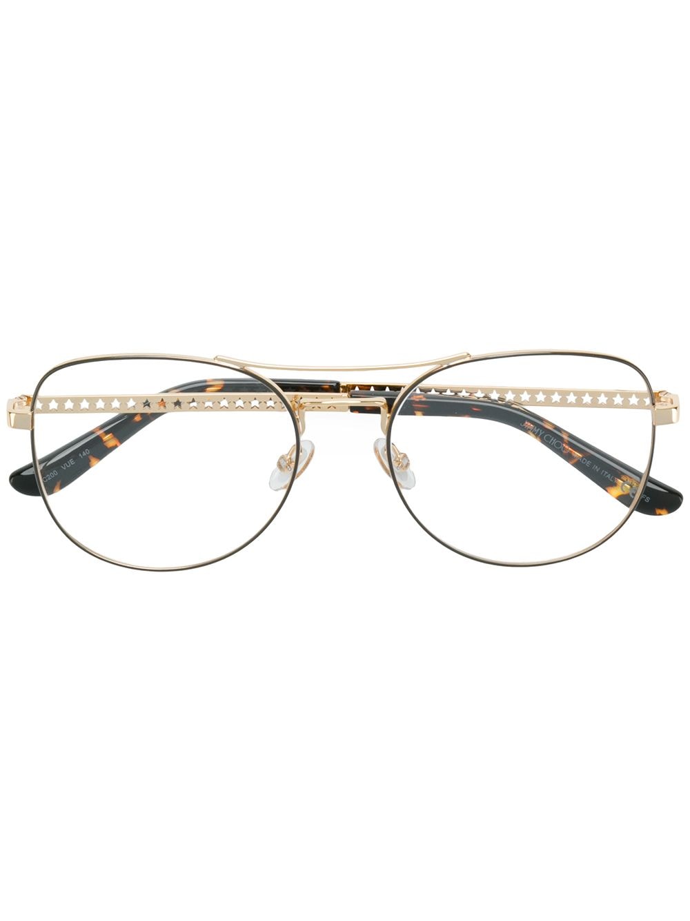 Jimmy Choo Eyewear square frames - Metallic von Jimmy Choo Eyewear
