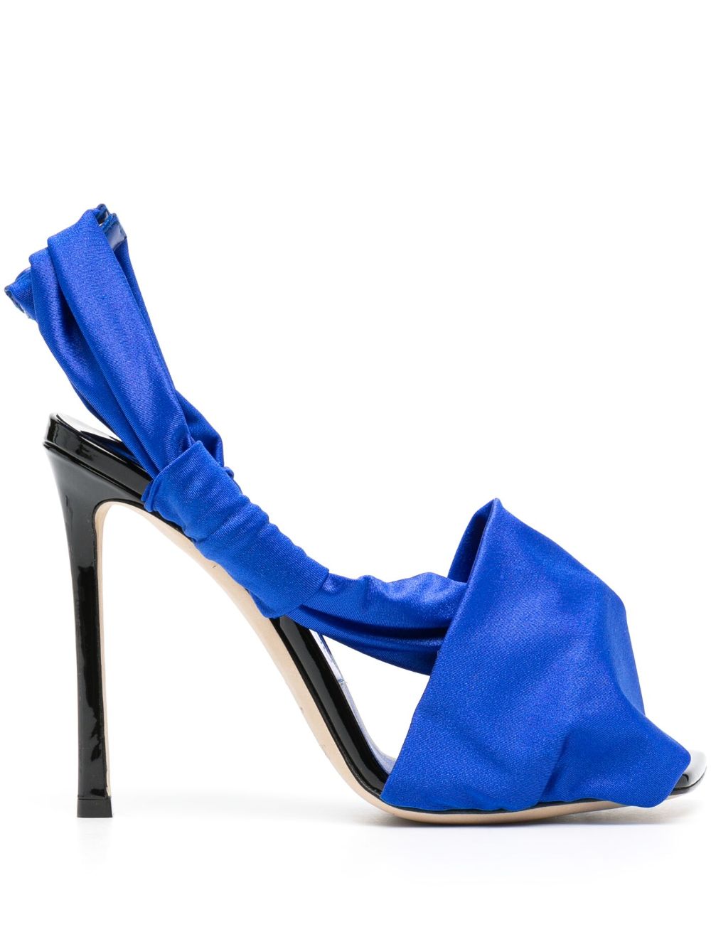 Jimmy Choo 115mm heeled leather sandals - Blue von Jimmy Choo