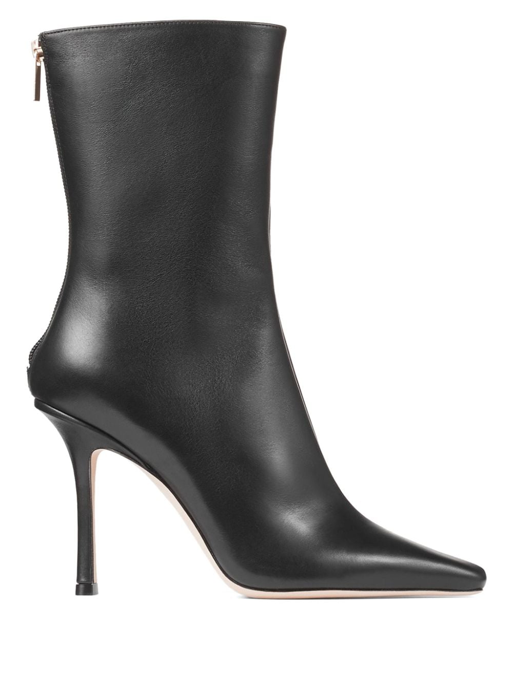 Jimmy Choo Agathe 100mm pointed-toe boots - Black von Jimmy Choo