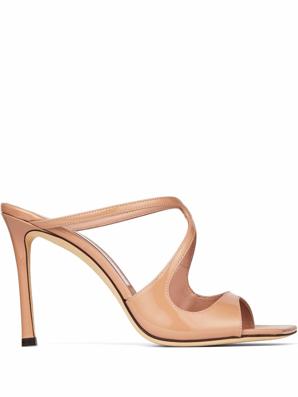 Jimmy Choo Anise 95mm cut-out detail mules - Pink von Jimmy Choo