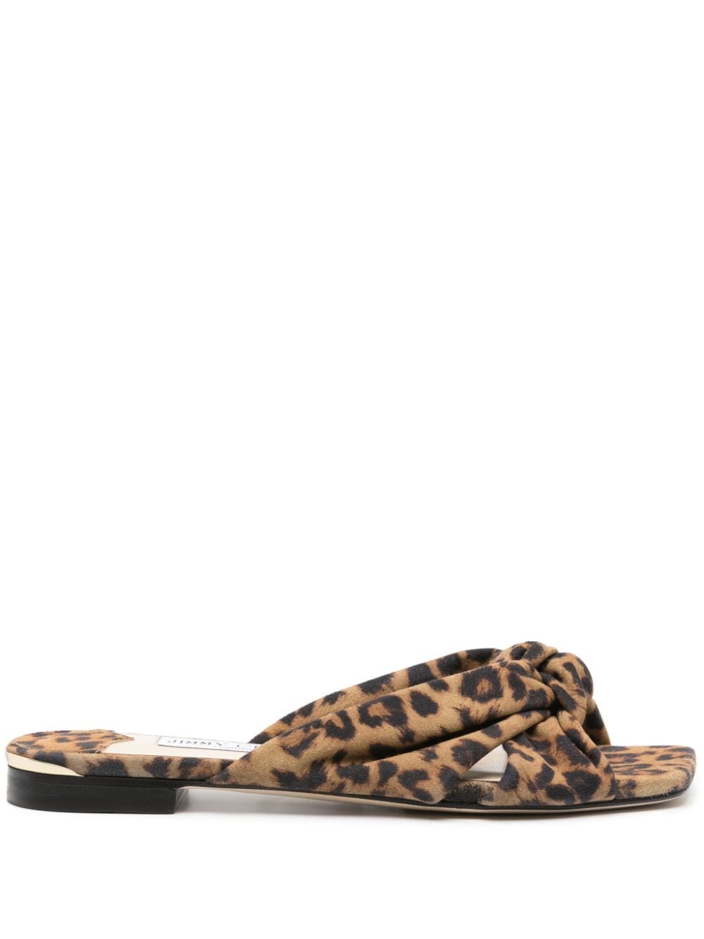 Jimmy Choo Avenue leopard-print sandals - Brown von Jimmy Choo