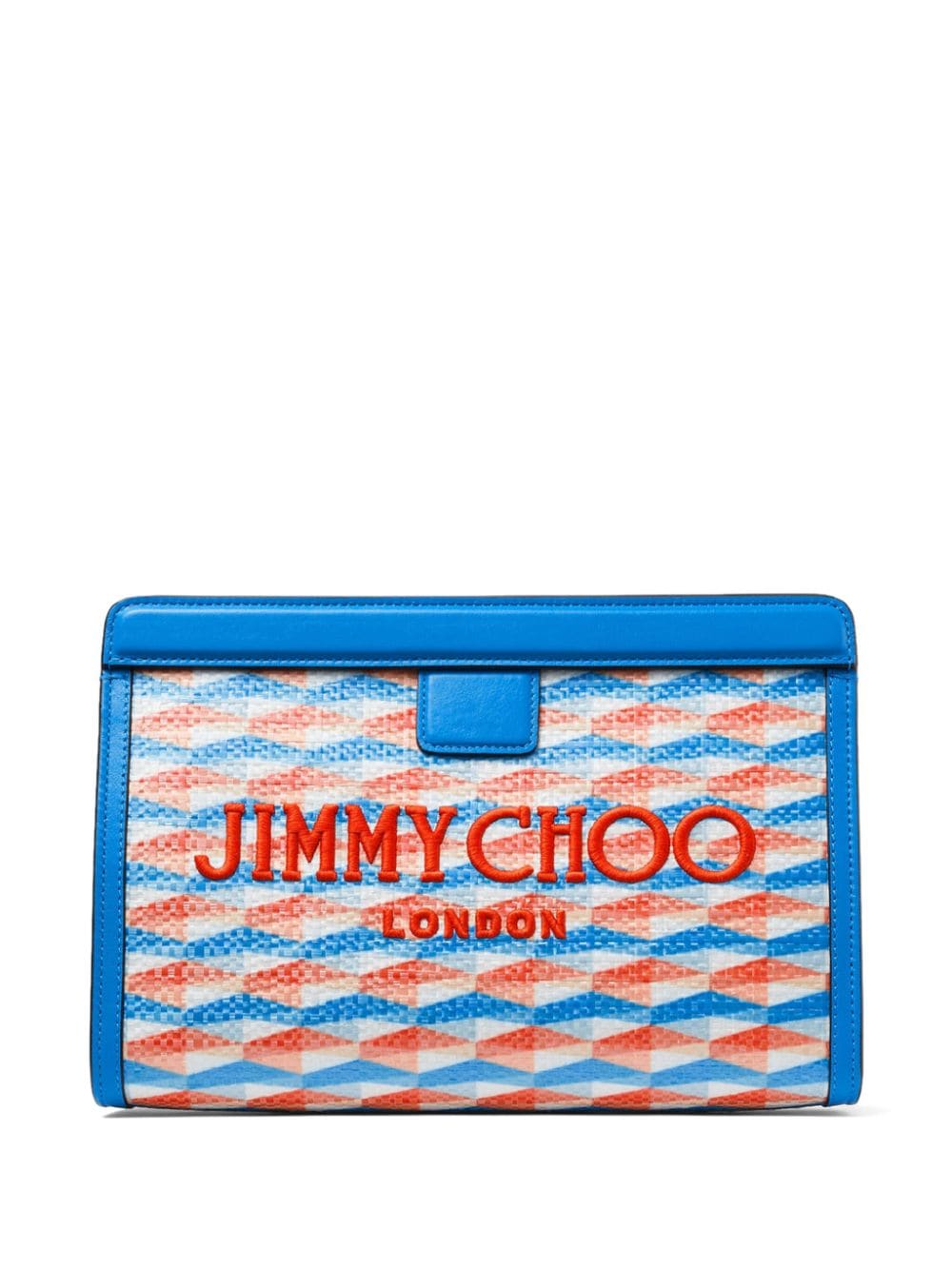 Jimmy Choo Avenue clutch bag - Blue von Jimmy Choo