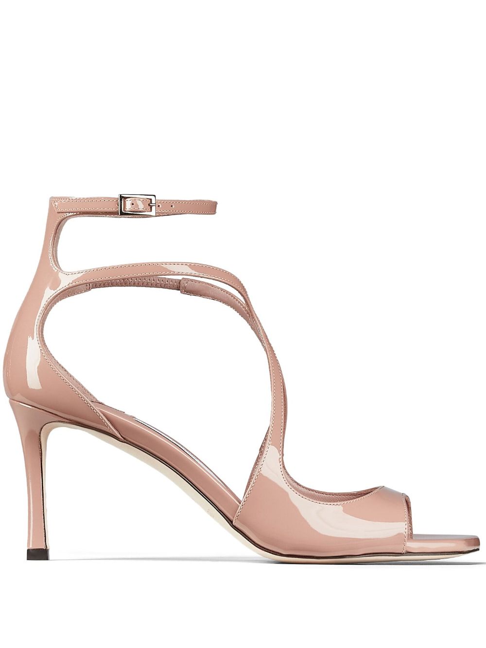 Jimmy Choo Azia 75mm patent-leather sandals - Pink von Jimmy Choo