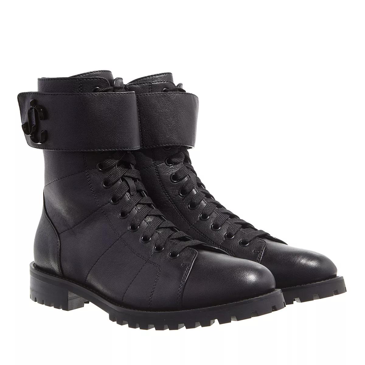 Jimmy Choo Boots & Stiefeletten - Ceirus Lace Up Combat Boots - Gr. 37 (EU) - in Schwarz - für Damen von Jimmy Choo