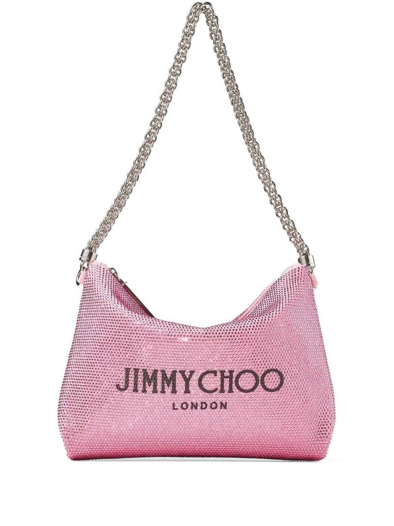 Jimmy Choo Callie crystal-embellished shoulder bag - Pink von Jimmy Choo