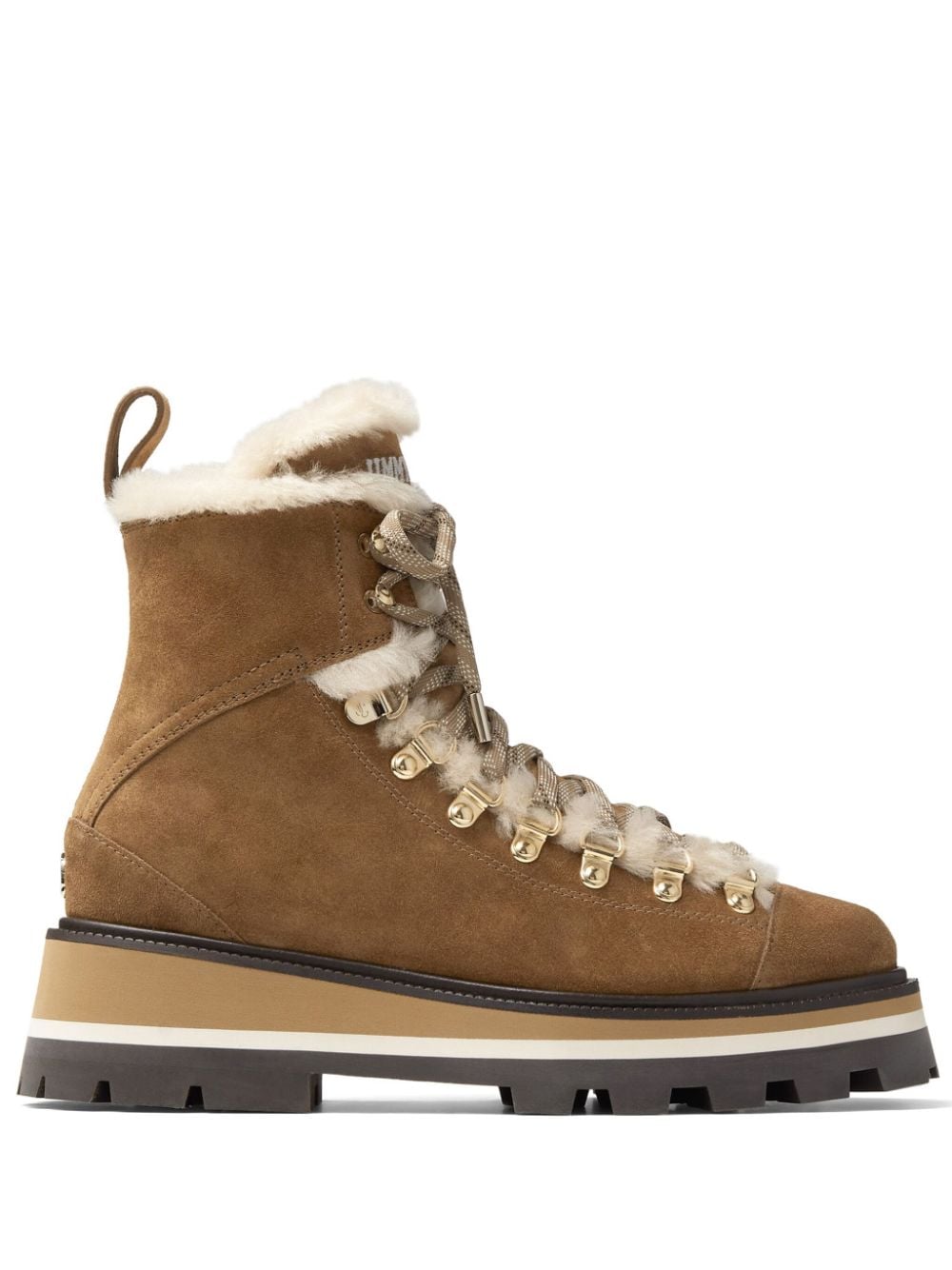 Jimmy Choo Chike shearling boots - Brown von Jimmy Choo