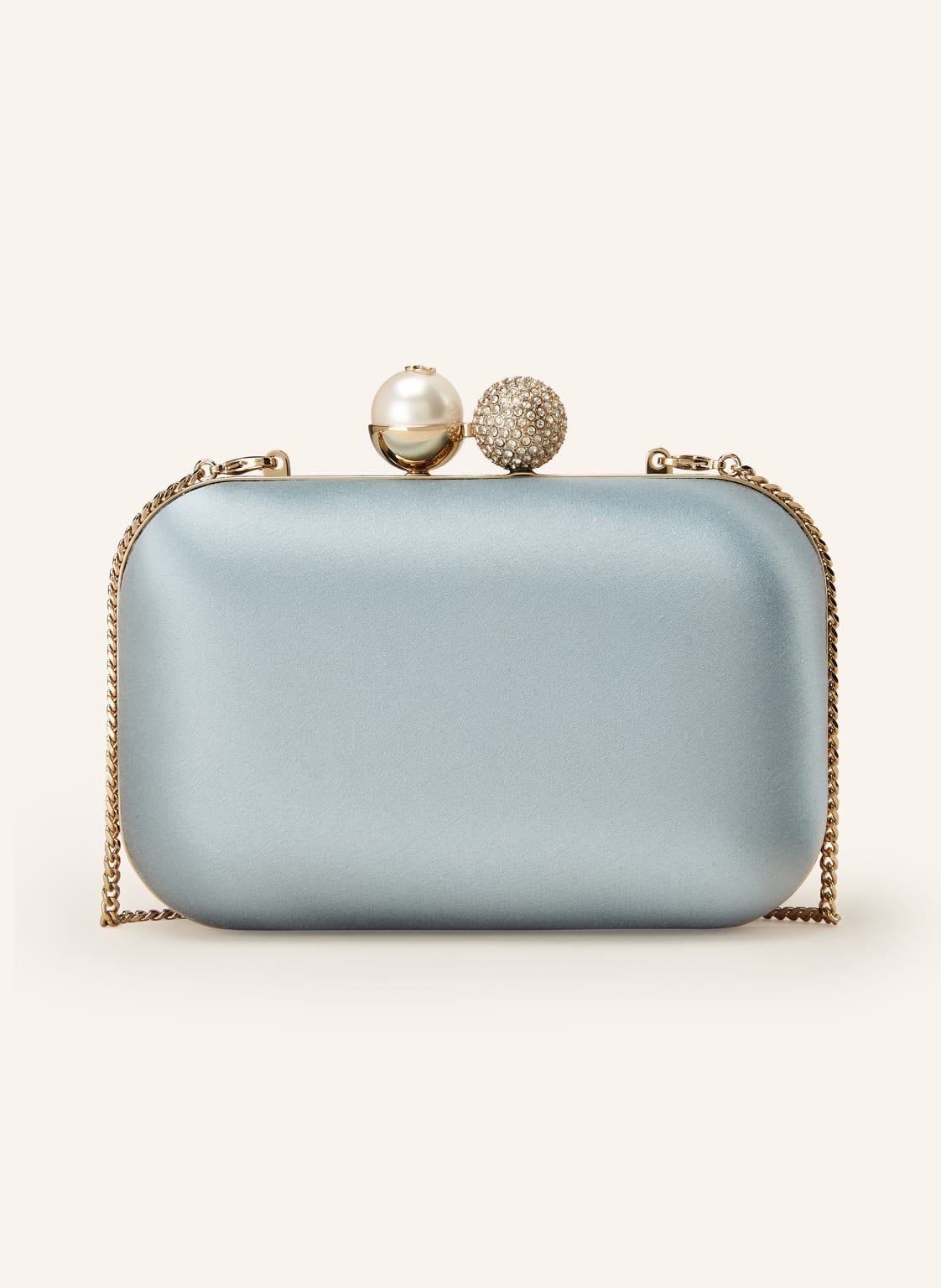 Jimmy Choo Clutch Cloud Mit Schmucksteinen blau von Jimmy Choo