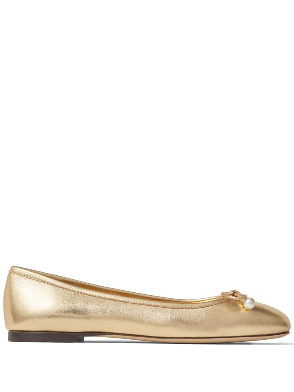 Jimmy Choo Elme ballerina shoes - Gold von Jimmy Choo