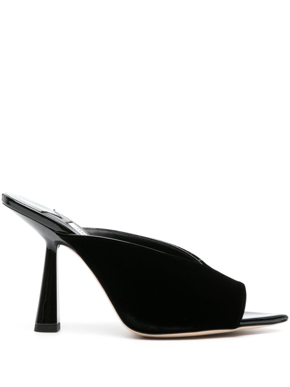 Jimmy Choo Maryanne 100mm velvet mules - Black von Jimmy Choo