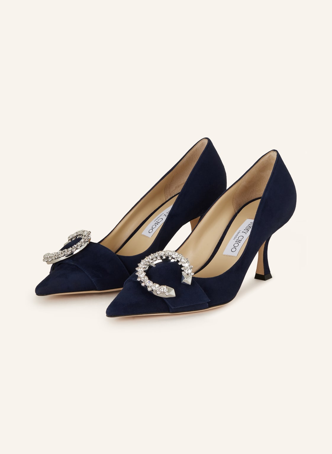 Jimmy Choo Pumps Melva 70 Mit Schmucksteinen blau von Jimmy Choo