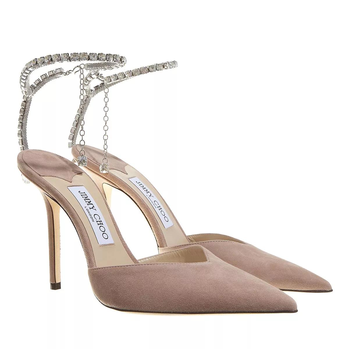 Jimmy Choo Pumps & High Heels - Saeda 100 Pumps - Gr. 38 (EU) - in Beige - für Damen von Jimmy Choo