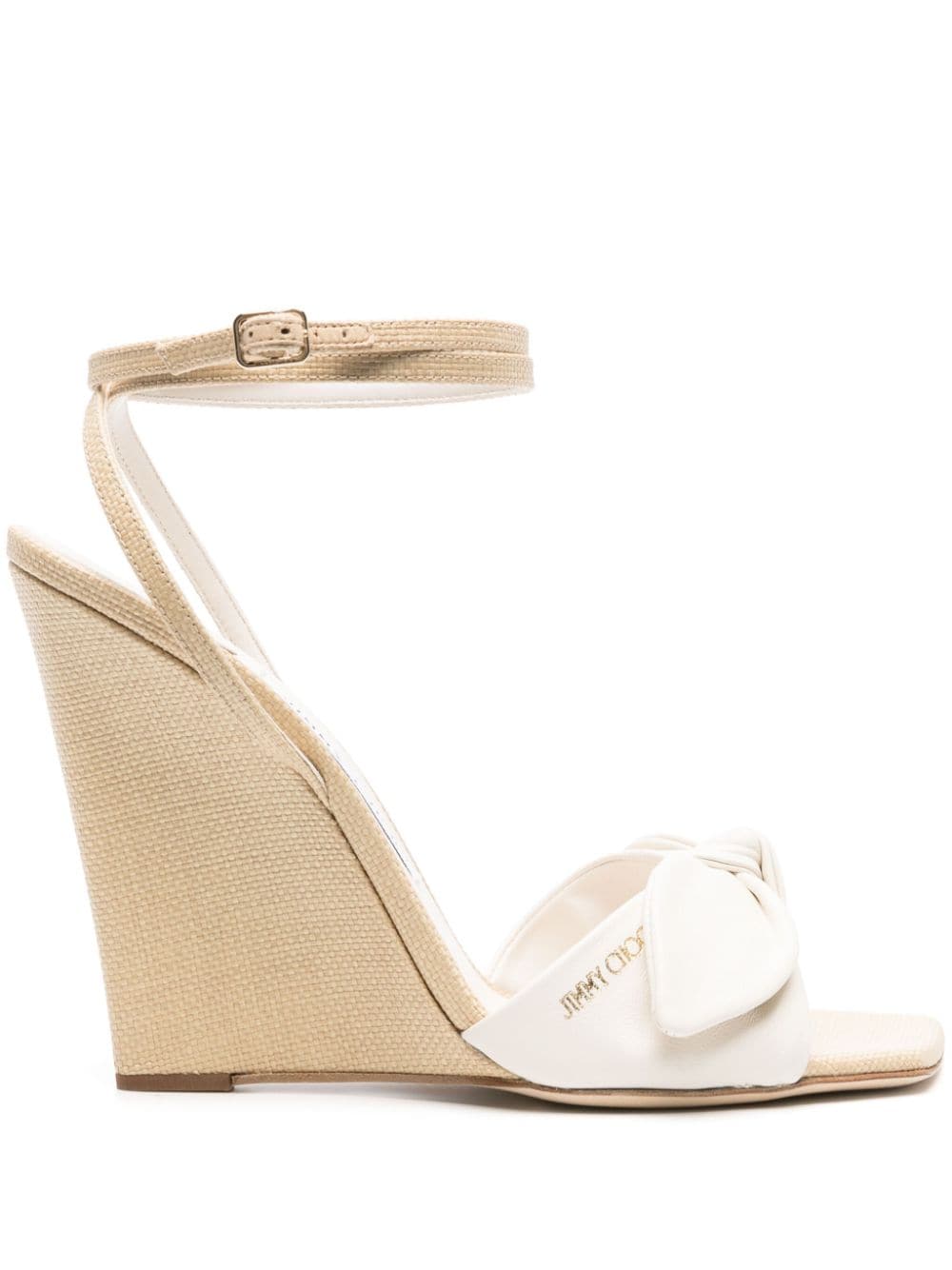 Jimmy Choo Richelle 110mm leather sandals - Neutrals von Jimmy Choo