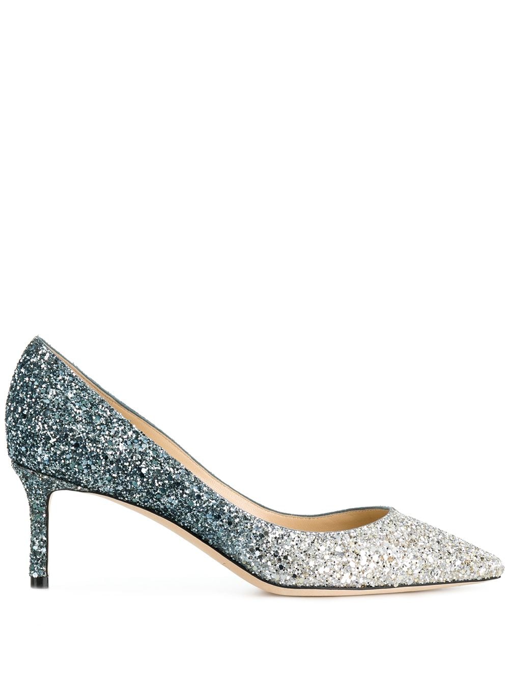 Jimmy Choo Romy 60 glitter pumps - Metallic von Jimmy Choo