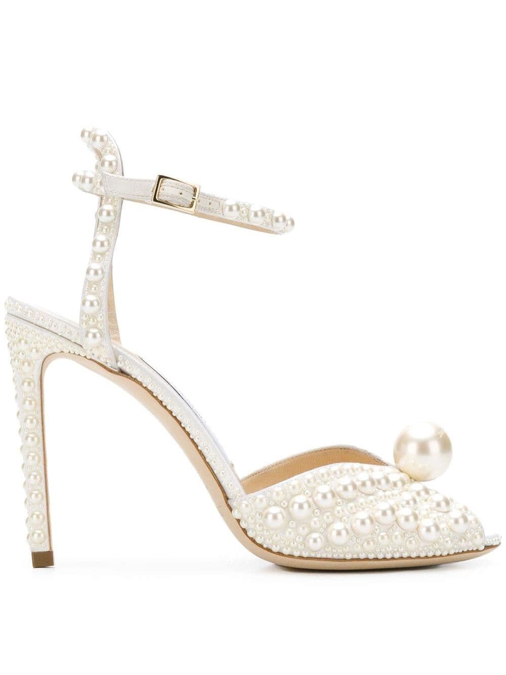 Jimmy Choo Sacora 100 sandals - White von Jimmy Choo