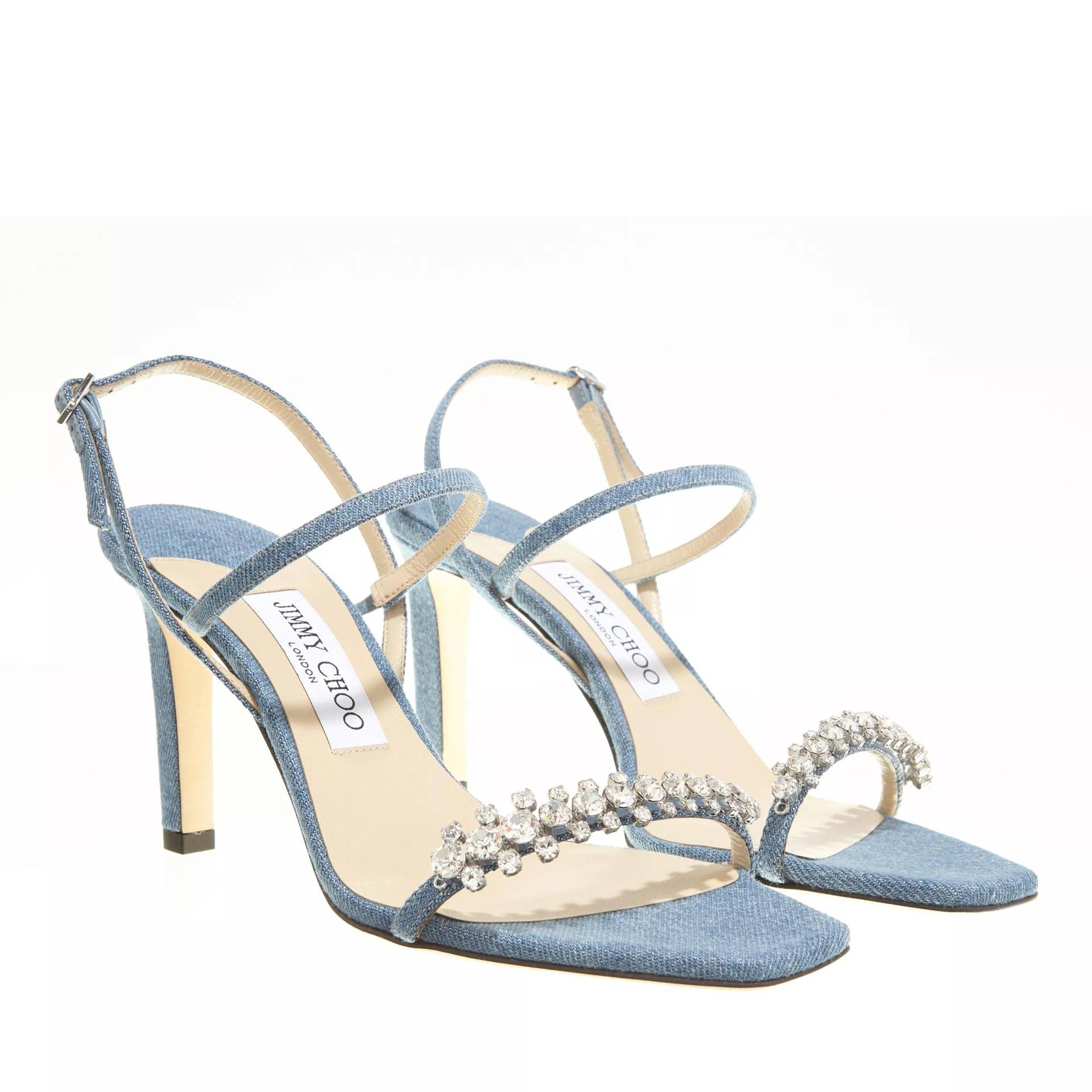 Jimmy Choo Sandalen - Meira 85 Sandals - Gr. 37 (EU) - in Blau - für Damen von Jimmy Choo