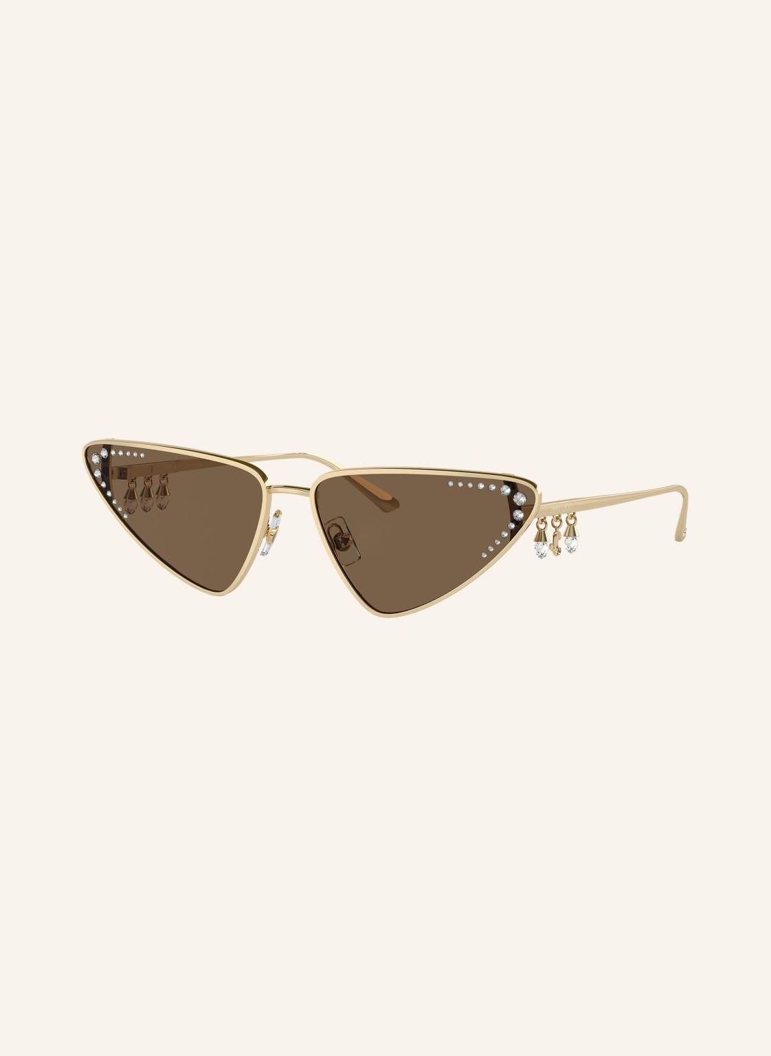 Jimmy Choo Sonnenbrille jc4001b Mit Schmucksteinen gold von Jimmy Choo