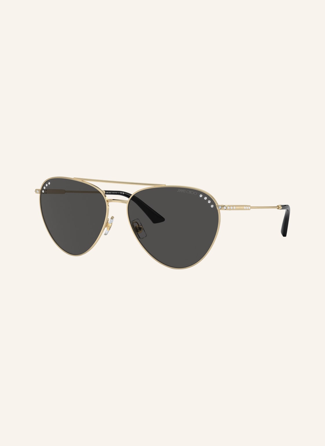 Jimmy Choo Sonnenbrille jc4002b Mit Schmucksteinen gold von Jimmy Choo