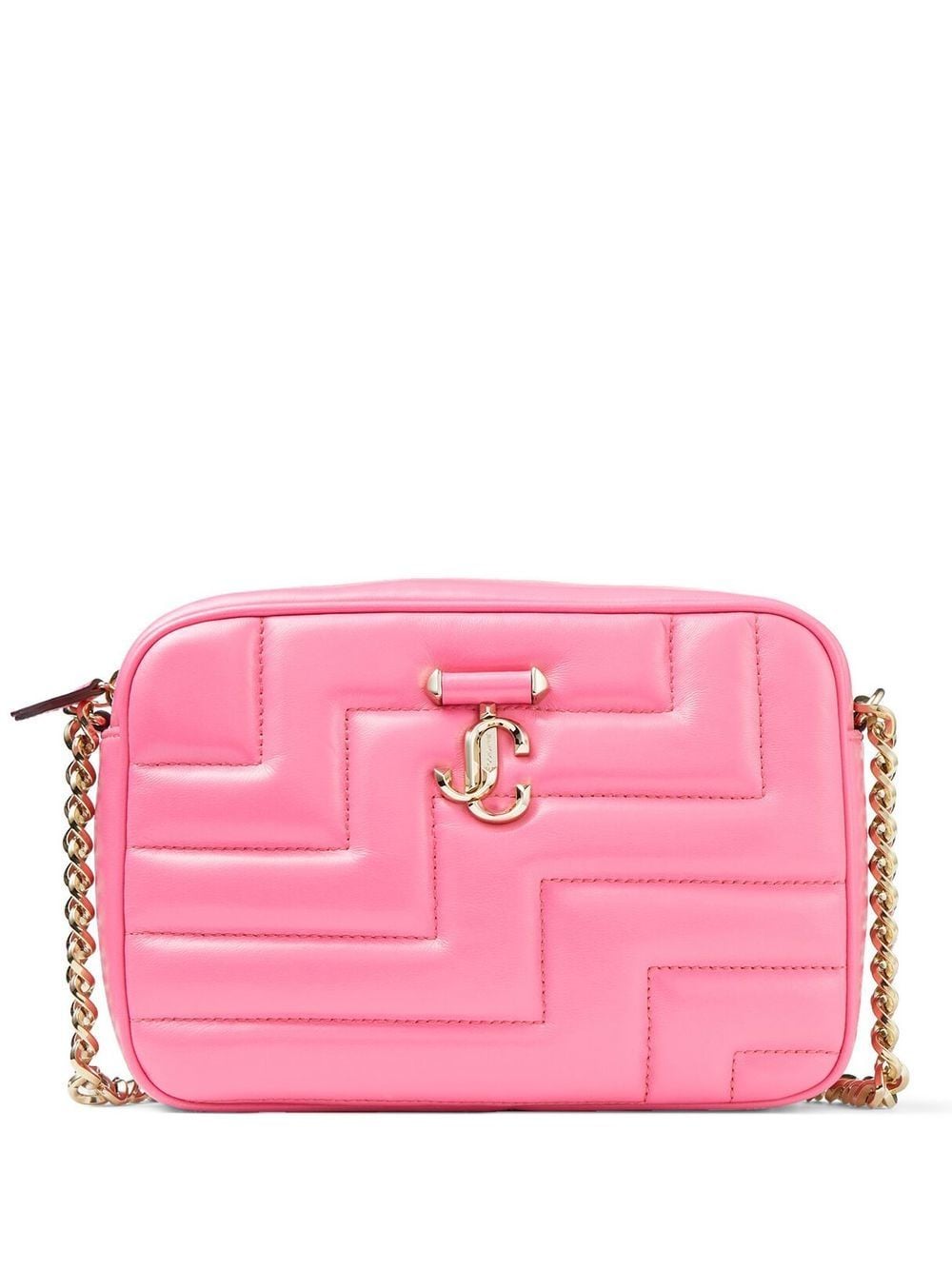 Jimmy Choo medium Avenue quilted camera bag - Pink von Jimmy Choo
