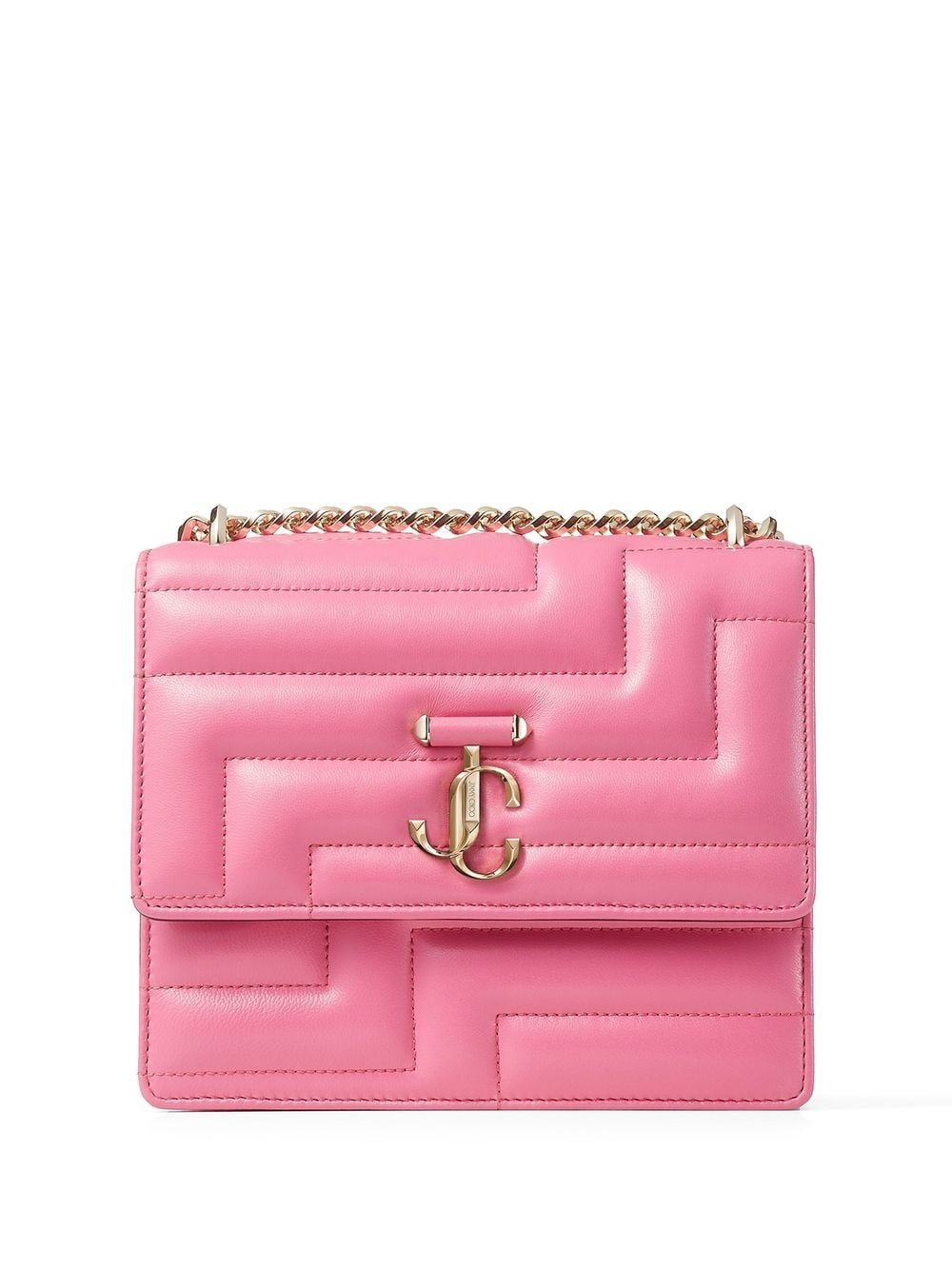 Jimmy Choo Avenue Quad quilted shoulder bag - Pink von Jimmy Choo