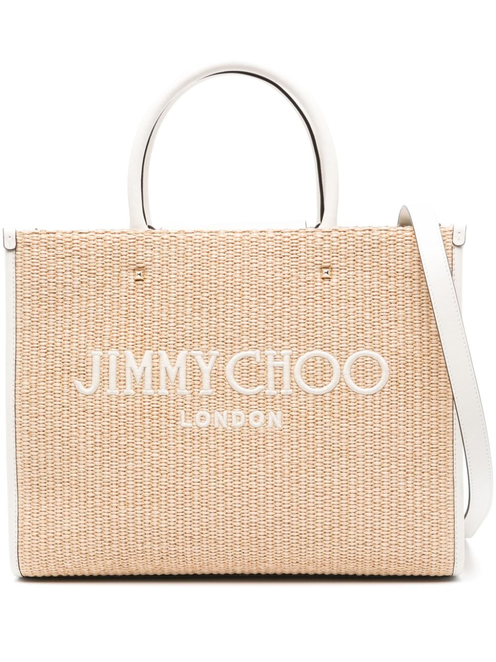 Jimmy Choo medium Avenue tote bag - Neutrals von Jimmy Choo