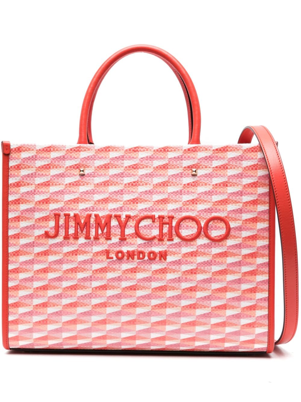 Jimmy Choo medium Avenue tote bag - Red von Jimmy Choo