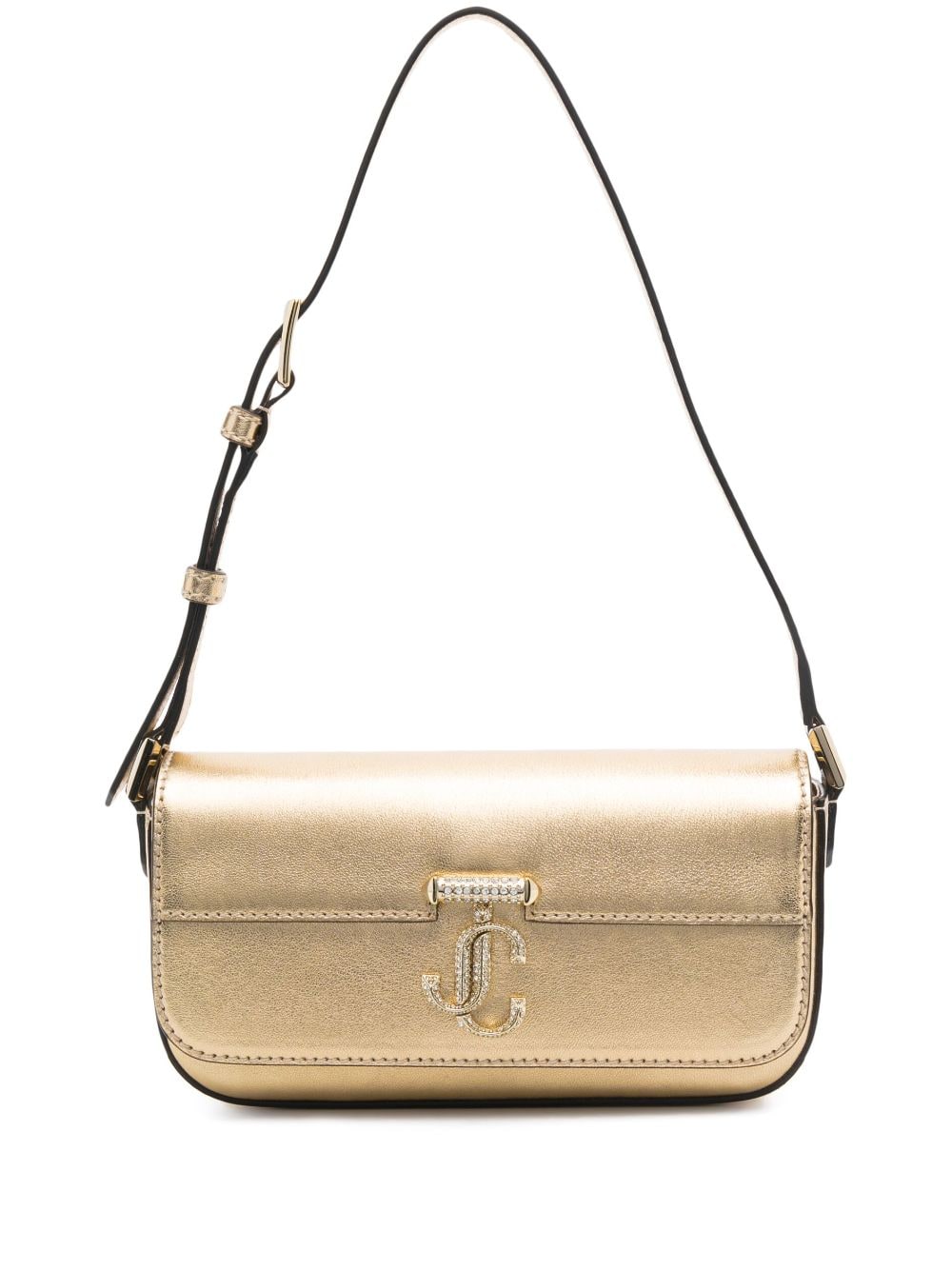 Jimmy Choo mini Avenue leather shoulder bag - Gold von Jimmy Choo