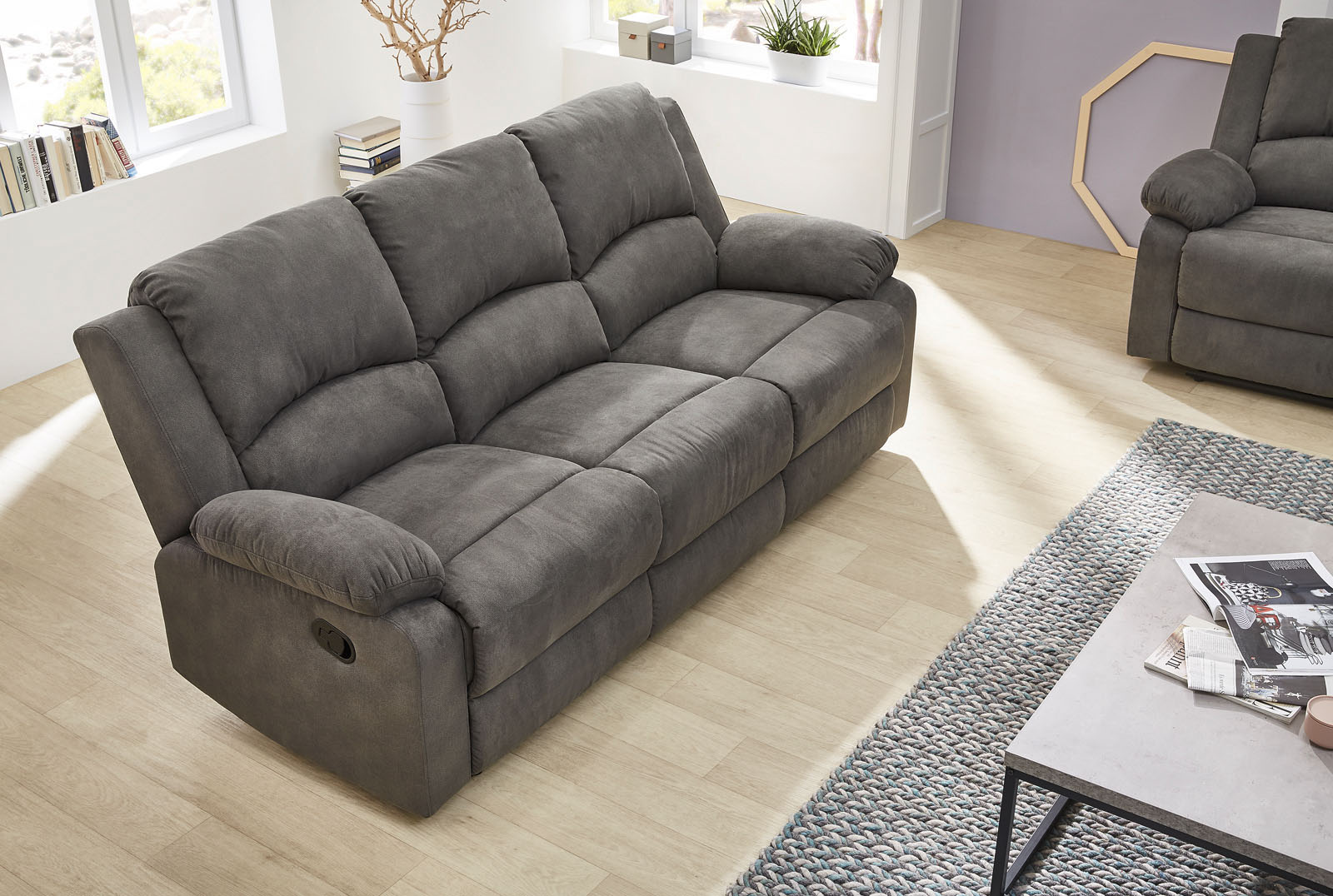 Jockenhöfer Gruppe 3-Sitzer »Dakota«, Liegefunktion durch halbautomatische Reclinerfunktion, TTFK-Polsterung Jockenhöfer Gruppe 3-Sitzer »Dakota«, Liegefunktion durch halbautomatische Reclinerfunktion, TTFK-Polsterung von Jockenhöfer Gruppe