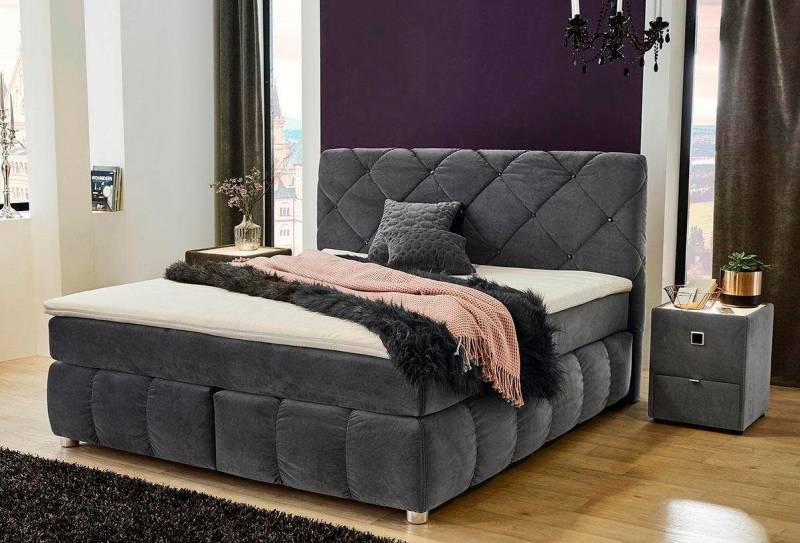 Jockenhöfer Gruppe Boxspringbett Bella, mit Kaltschaum-Topper von Jockenhöfer Gruppe