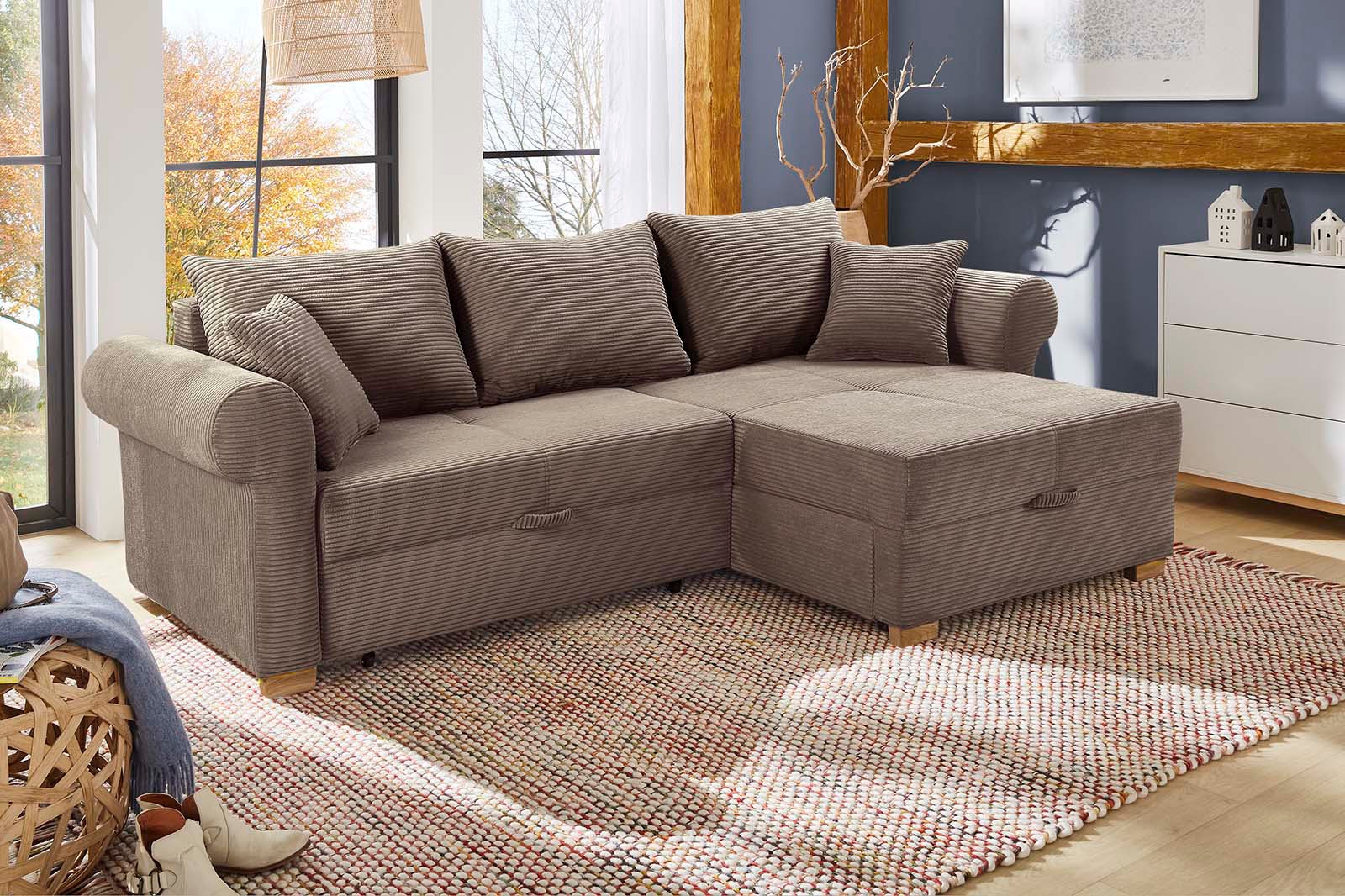 Jockenhöfer Gruppe Ecksofa List, Stauraum im Sitz und Ottomane, inklusive 3 Rückenkissen und 2 Zierkissen Jockenhöfer Gruppe Ecksofa List, Stauraum im Sitz und Ottomane, inklusive 3 Rückenkissen und 2 Zierkissen von Jockenhöfer Gruppe