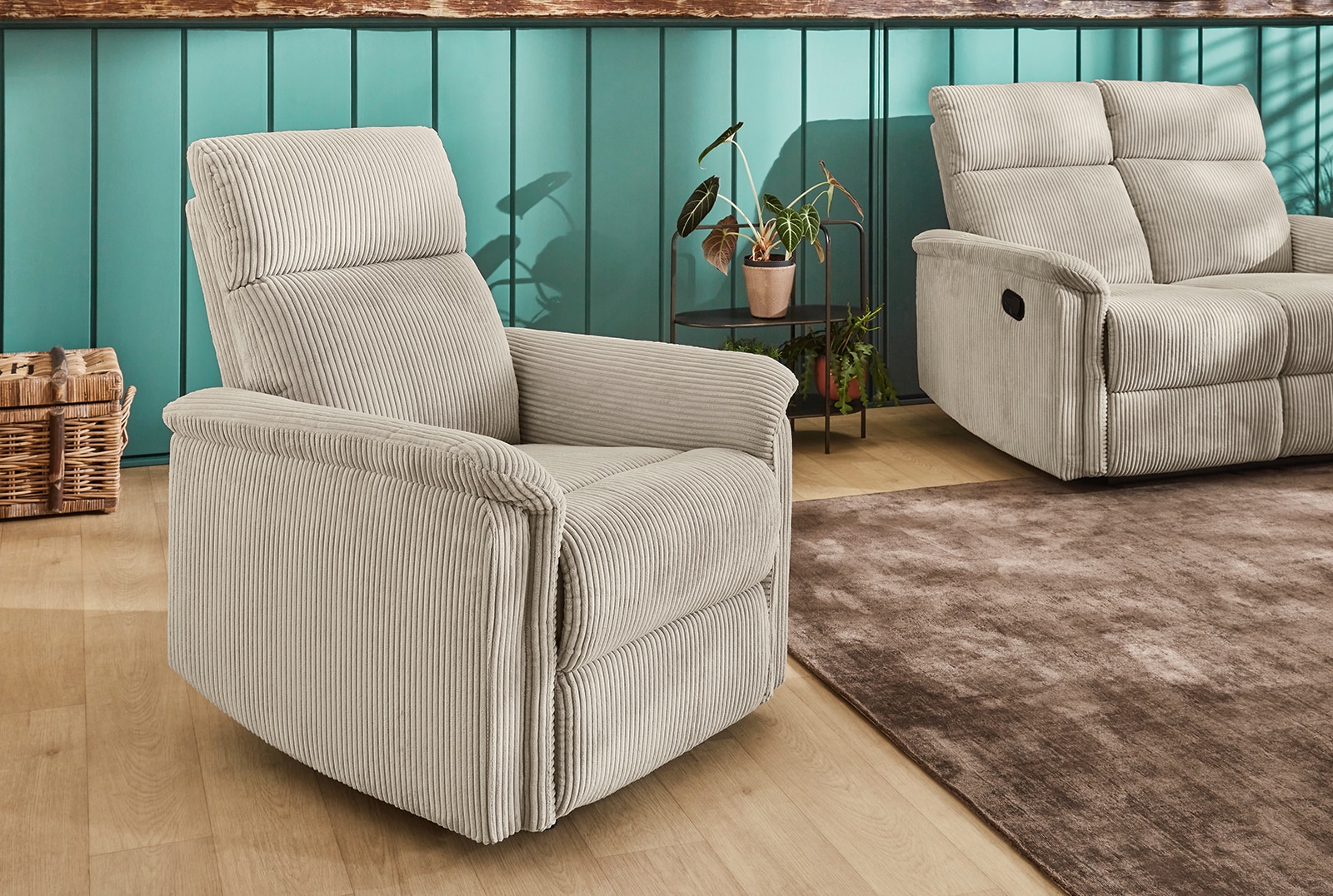 Jockenhöfer Gruppe Sessel »Juist«, Liegefunktion durch halbautomatische Reclinerfunktion, Federkern Jockenhöfer Gruppe Sessel »Juist«, Liegefunktion durch halbautomatische Reclinerfunktion, Federkern von Jockenhöfer Gruppe