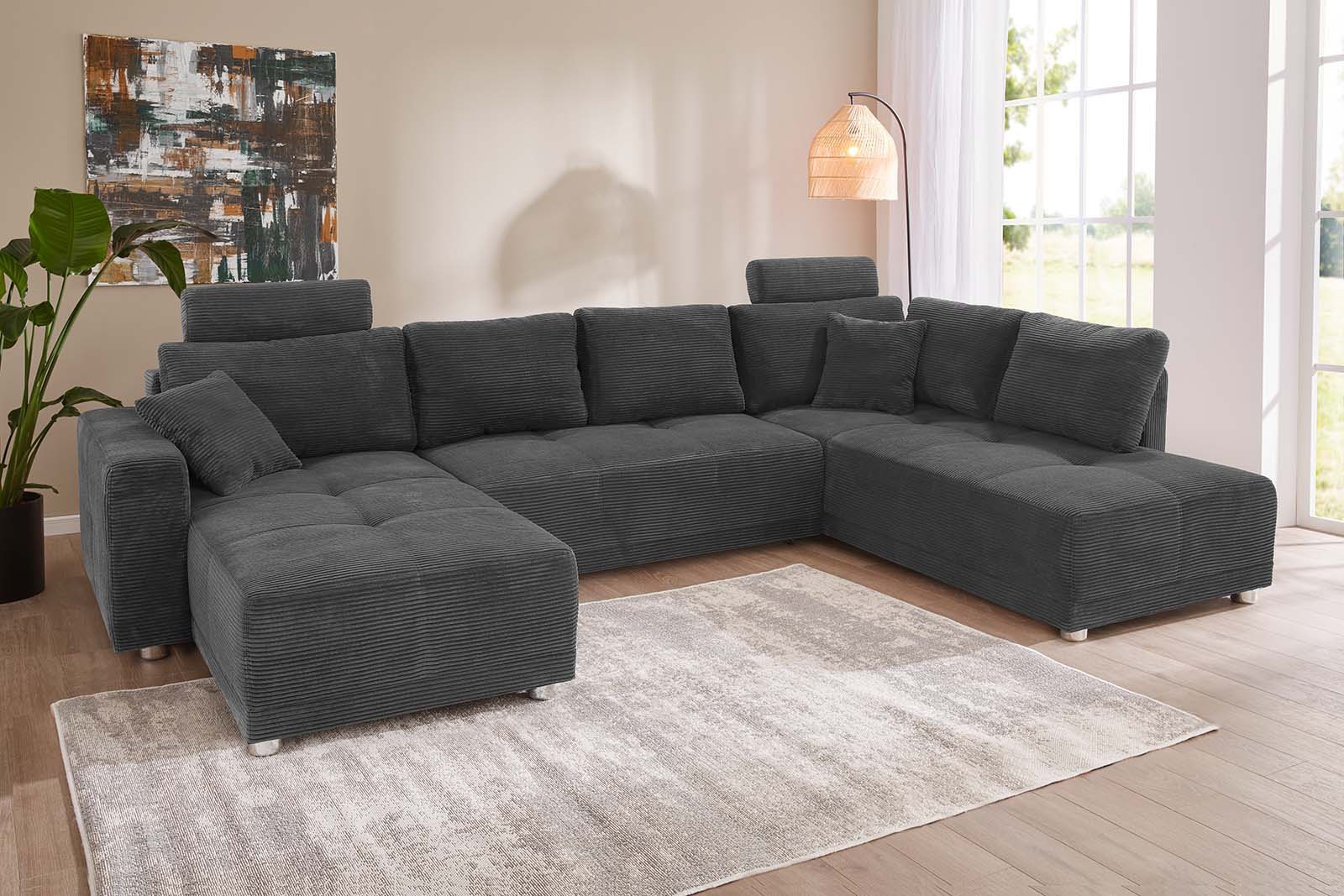 Jockenhöfer Gruppe Wohnlandschaft »Orlando U-Form«, mit Federkern, Bettfunktion und Bettkasten, inklusive 2 Kopfstützen Jockenhöfer Gruppe Wohnlandschaft »Orlando U-Form«, mit Federkern, Bettfunktion und Bettkasten, inklusive 2 Kopfstützen von Jockenhöfer Gruppe
