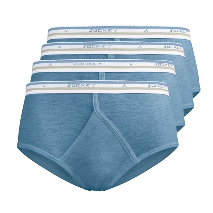 Jockey Slip 4 für 3, blau, XL von Jockey