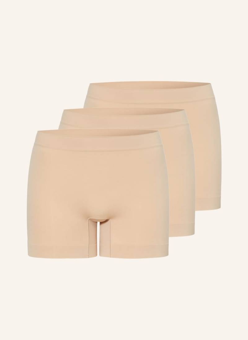 Jockey 3er-Pack Panties Skimmies® beige von Jockey
