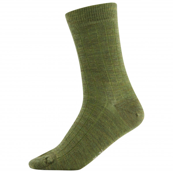 Joha - 4037 Wool Rib Socks Wool/Polyamide/Elasthane - Merinosocken Gr 31-34 oliv von Joha
