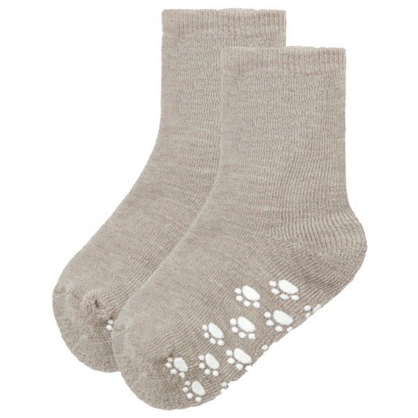 Joha - Kid's 721 Wool Sock Anti-Slip - Hüttenschuhe Gr 15-18;27-30 rosa;schwarz von Joha