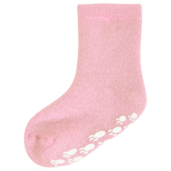 Joha - Kid's 721 Wool Sock Anti-Slip - Hüttenschuhe Gr 15-18 rosa von Joha