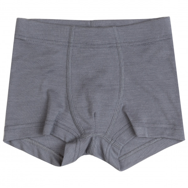 Joha - Kid's Boxershorts - Merinounterwäsche Gr 100;110;120;130;140;150;90 grau;schwarz von Joha