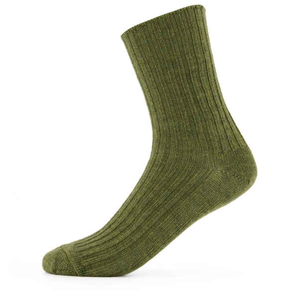 Joha - Kid's Uld-Sok - Merinosocken Gr 23-26 oliv von Joha