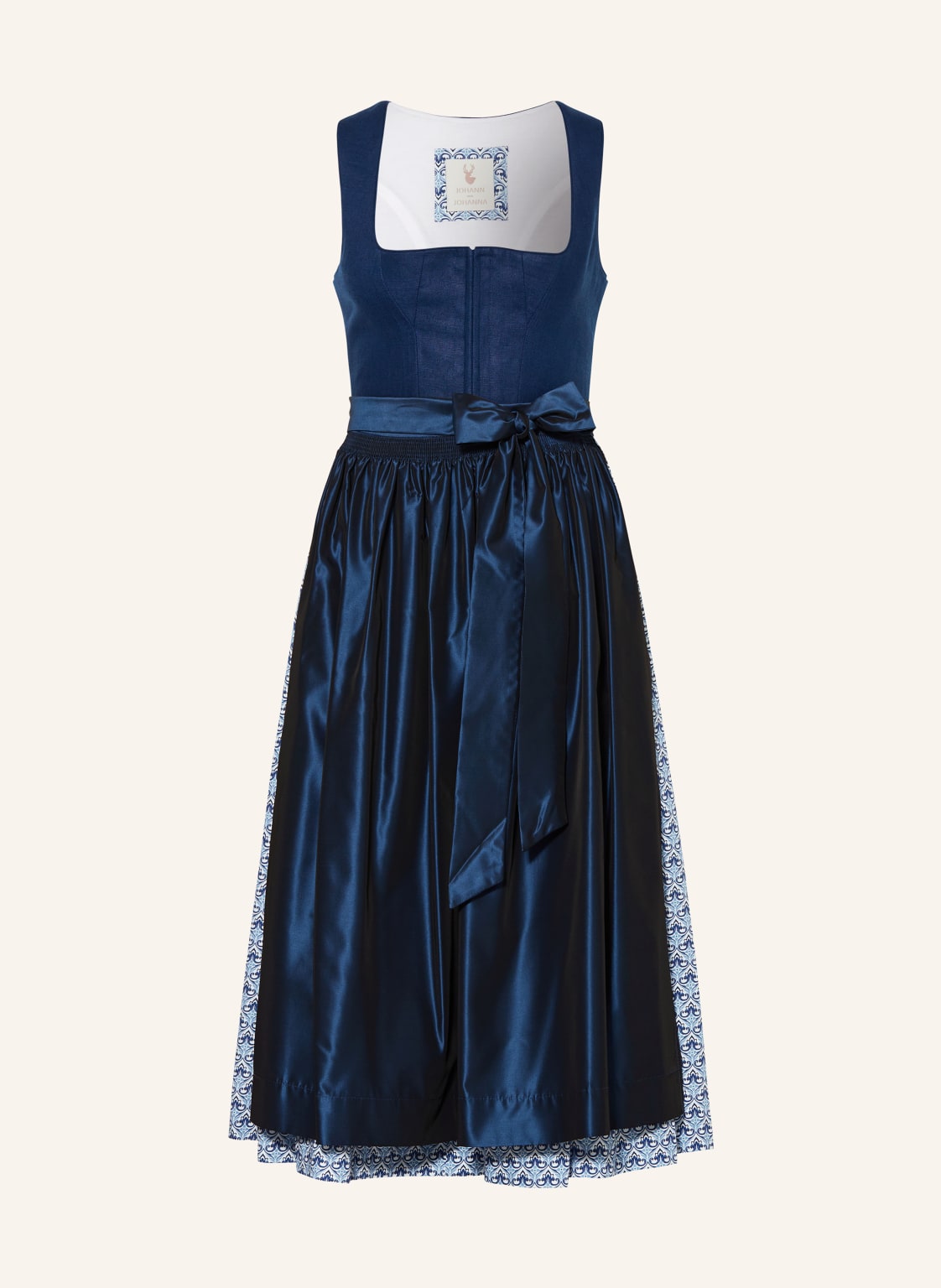 Johann & Johanna Dirndl Wiessee Mit Leinen blau von Johann & Johanna