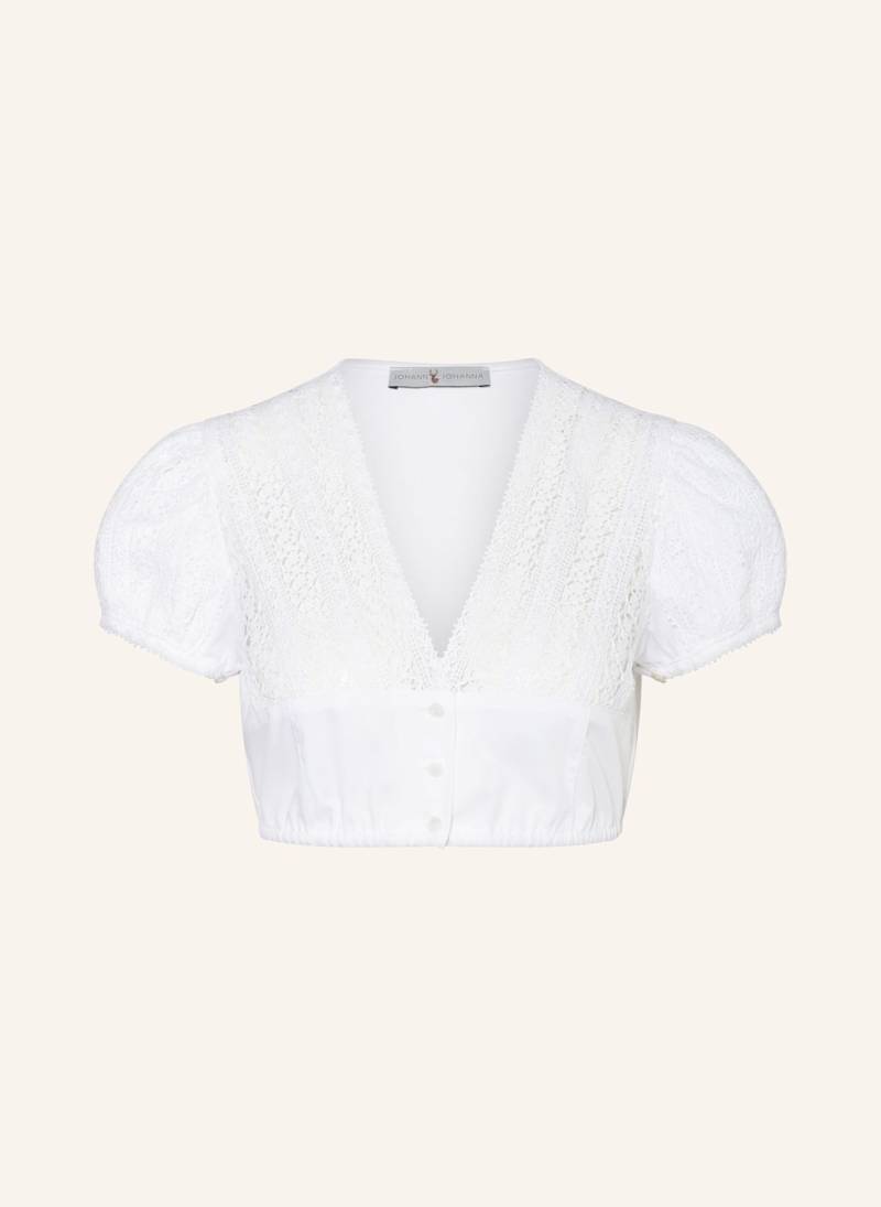 Johann & Johanna Dirndlbluse weiss von Johann & Johanna