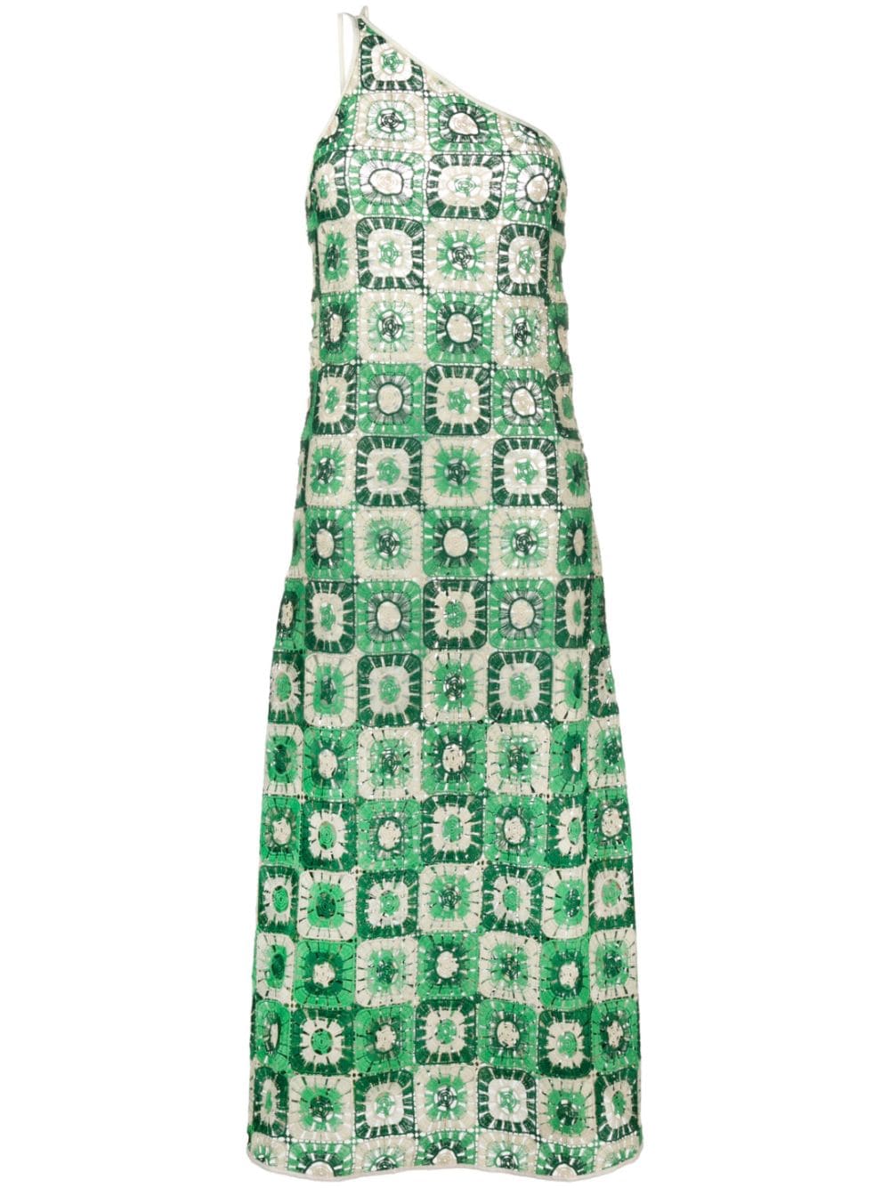 Johanna Ortiz Lemongrass one-shoulder dress - Green von Johanna Ortiz