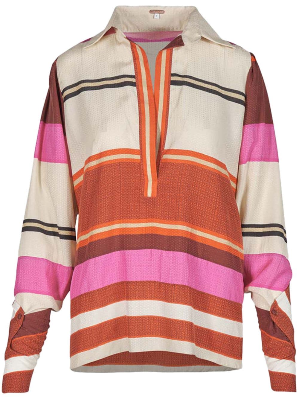 Johanna Ortiz Peruda God striped top - Orange von Johanna Ortiz