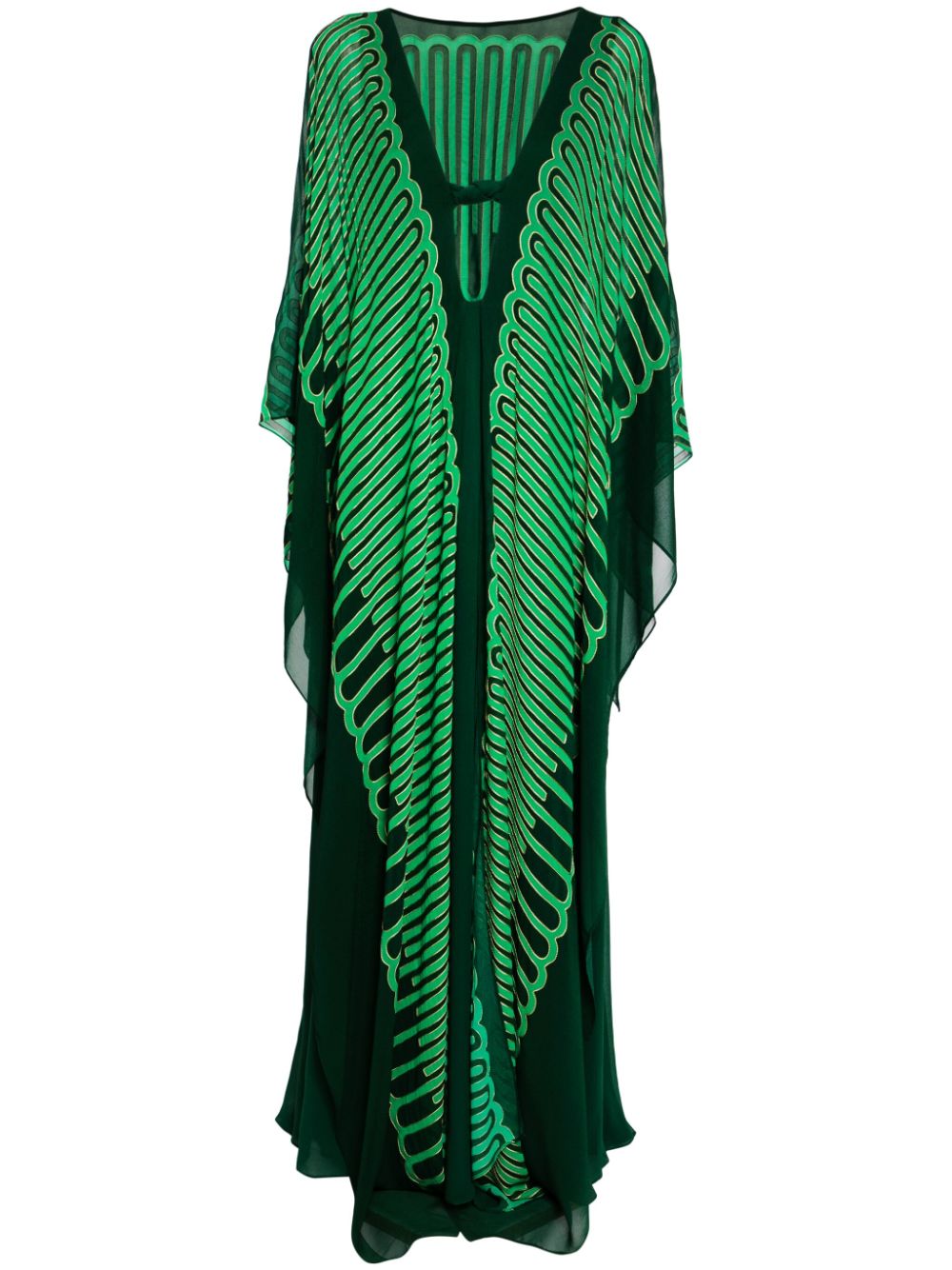 Johanna Ortiz Tejiendo El Tropico kaftan dress - Green von Johanna Ortiz