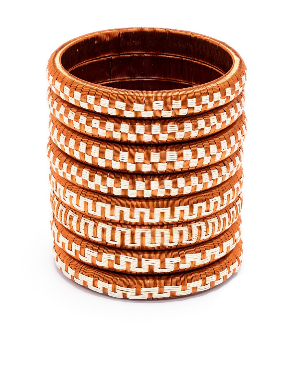 Johanna Ortiz Tocapu Geometry bangle bracelet - Orange von Johanna Ortiz