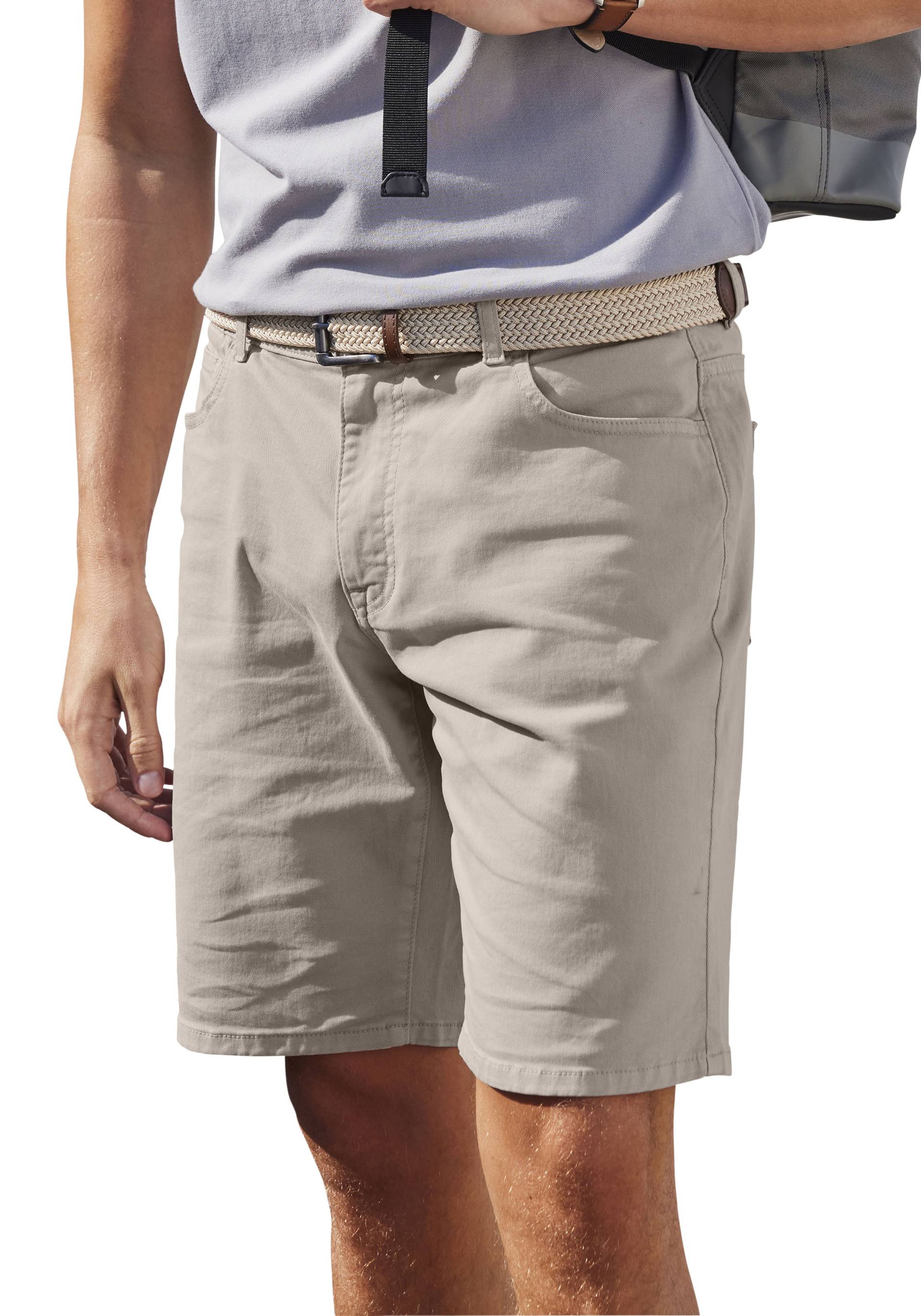John Devin 5-Pocket-Hose, aus angenehm weicher Stretchqualität - farbige Jeans-Shorts von John Devin